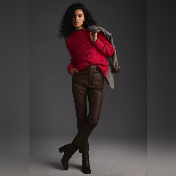 Maeve by Anthropologie Mock-Neck Color-Tipped Sweater Size M EUC - Picture 3 of 11